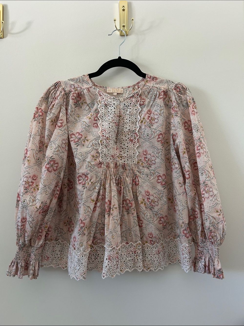 ByTimo Eyelet Top Sz S